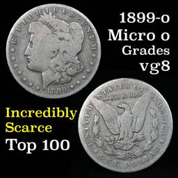 1899-o Micro o Morgan Dollar $1 Grades vg, very good