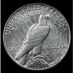 1925-s Peace Dollar $1 Grades Choice AU