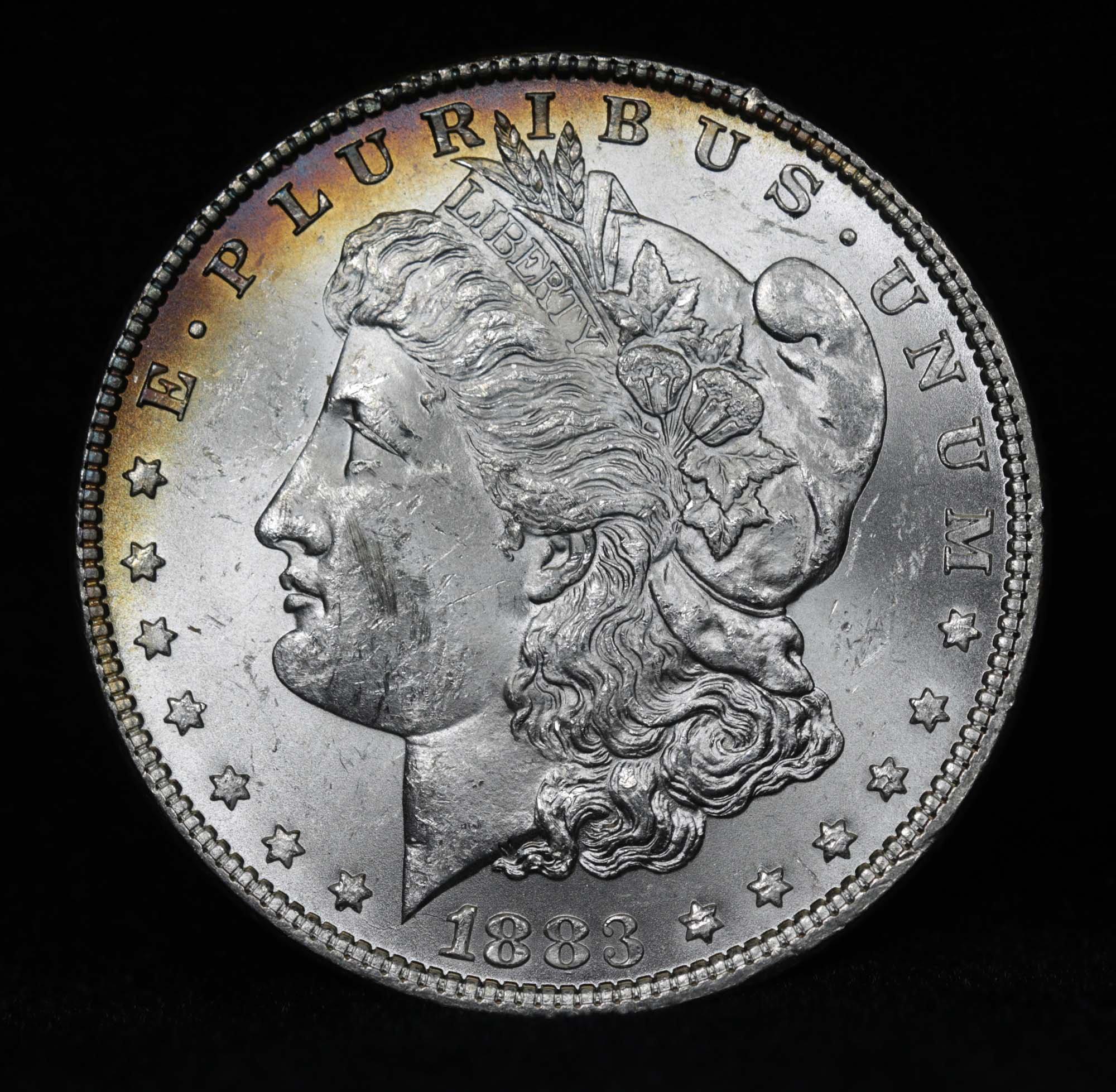 1883-p Morgan Dollar $1 Grades Select Unc