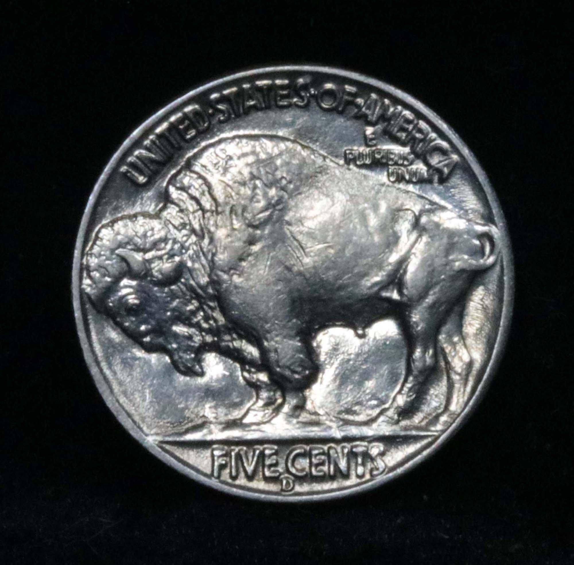 1937-d Buffalo Nickel 5c Grades Gem Unc