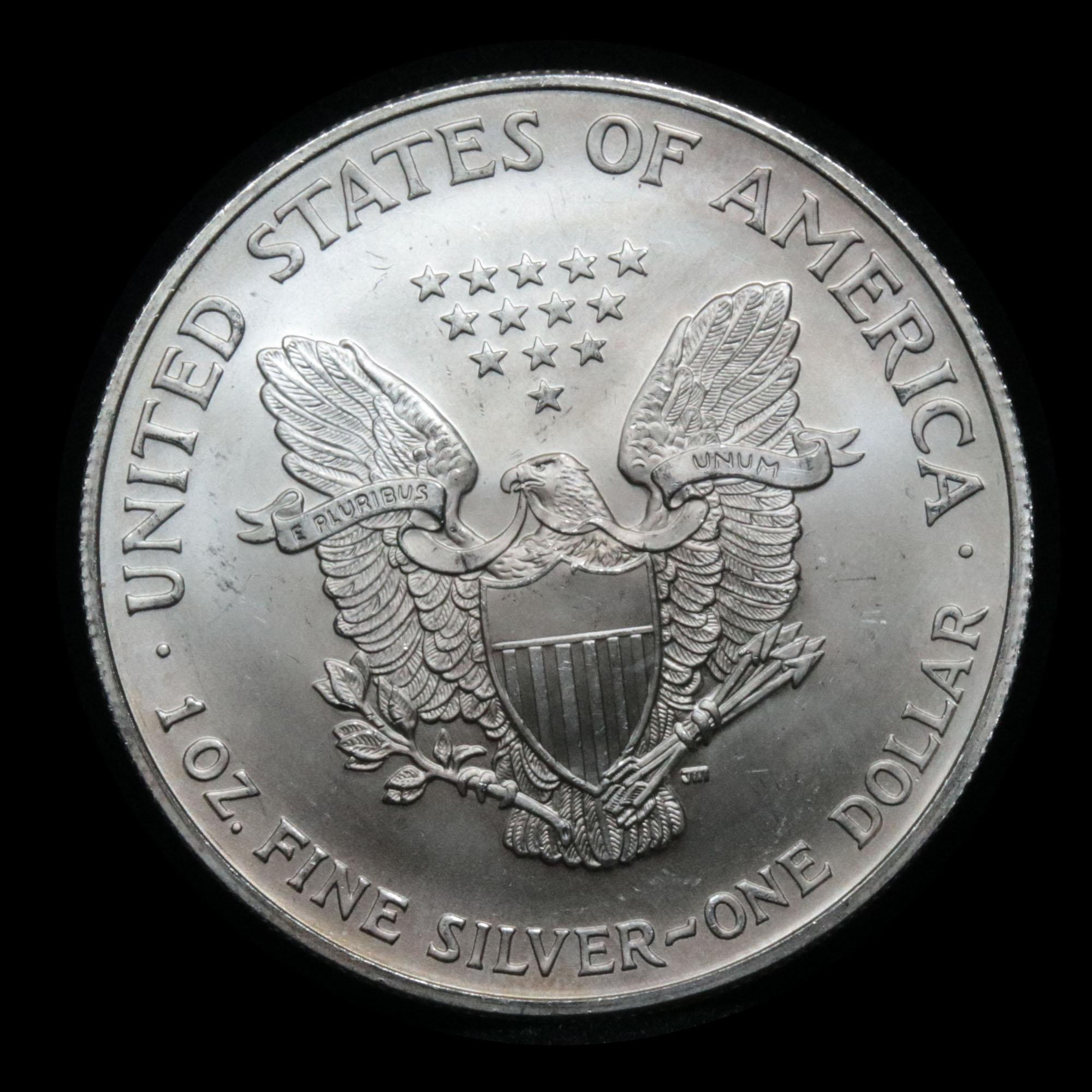 2004 Silver Eagle Dollar $1 Grades GEM Unc