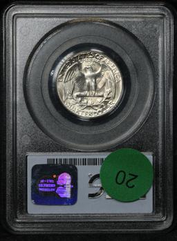 PCGS 1954-s Washington Quarter 25c Graded ms65 By PCGS