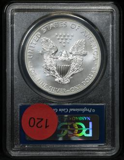 PCGS 2013-w Silver Eagle Dollar $1 Graded ms70 By PCGS