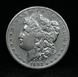 Key date 1883-s Morgan Dollar $1 Grades vf++