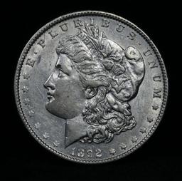 1892-p Morgan Dollar $1 Grades Choice AU/BU Slider