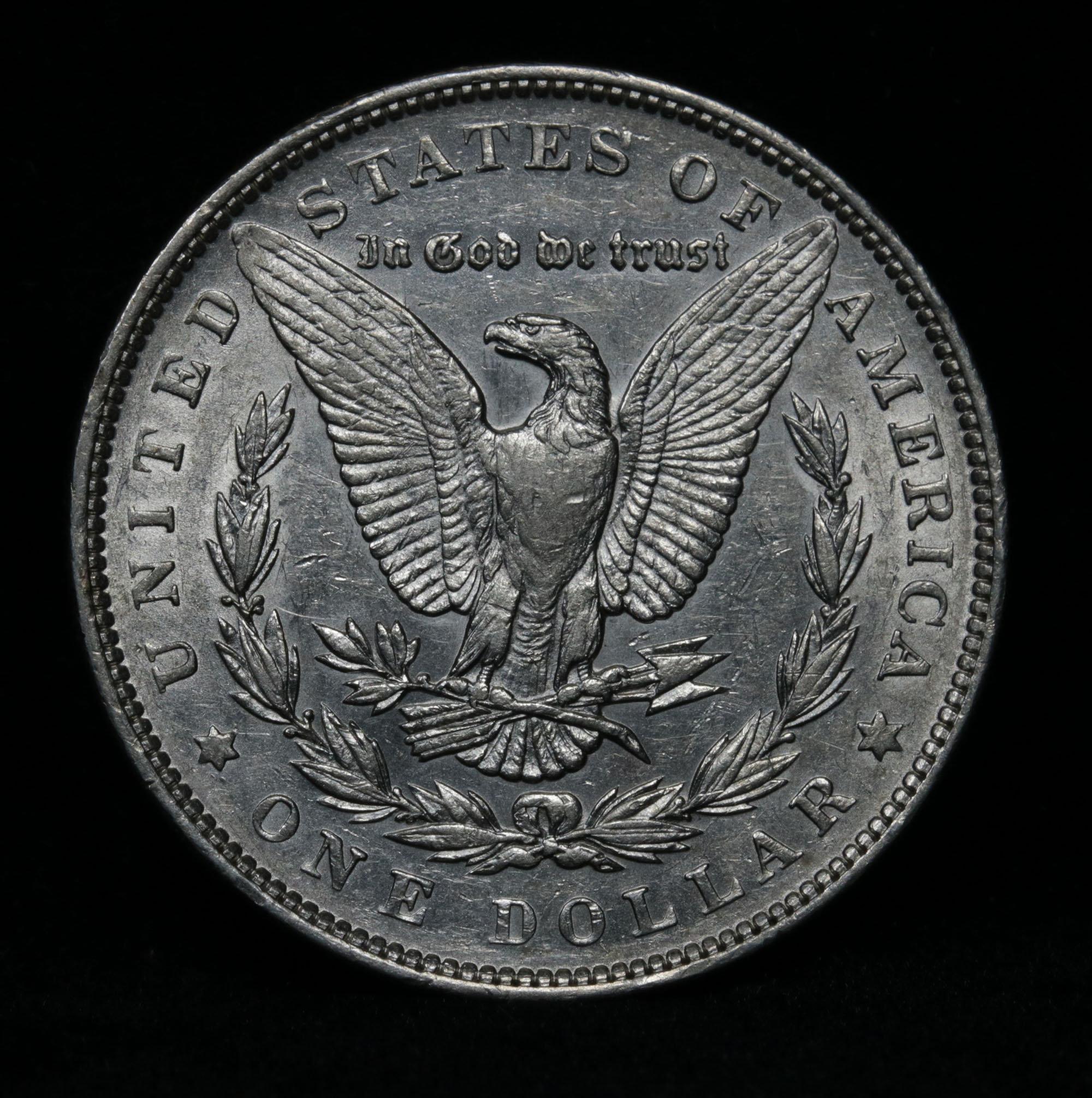 1892-p Morgan Dollar $1 Grades Choice AU/BU Slider