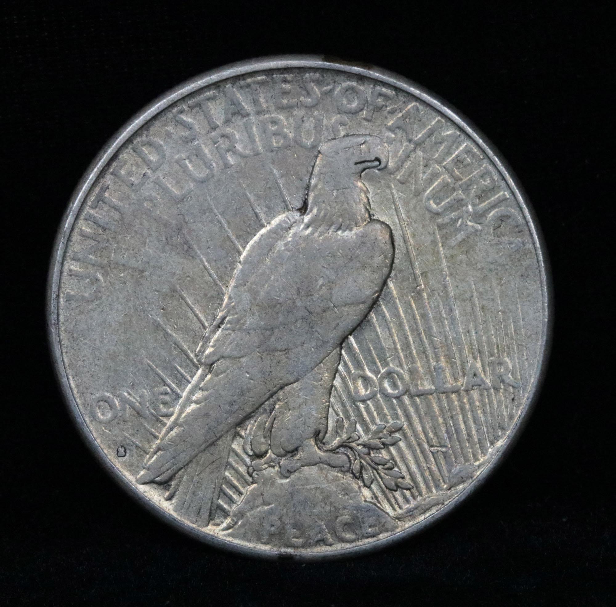 1934-s Peace Dollar $1 Grades vf+