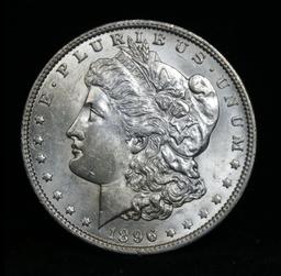 ***Auction Highlight*** Key date 1896-o Morgan Dollar $1 Graded Choice Unc by USCG (fc)