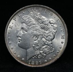 1897-p Morgan Dollar $1 Grades Select Unc