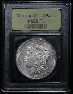 ***Auction Highlight*** 1884-s Morgan Dollar $1 Graded Select Unc PL by USCG (fc)