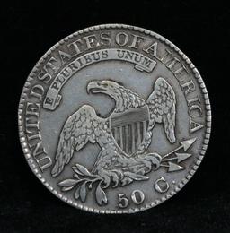 1824/4 Capped Bust Half Dollar 50c Grades vf++ (fc)