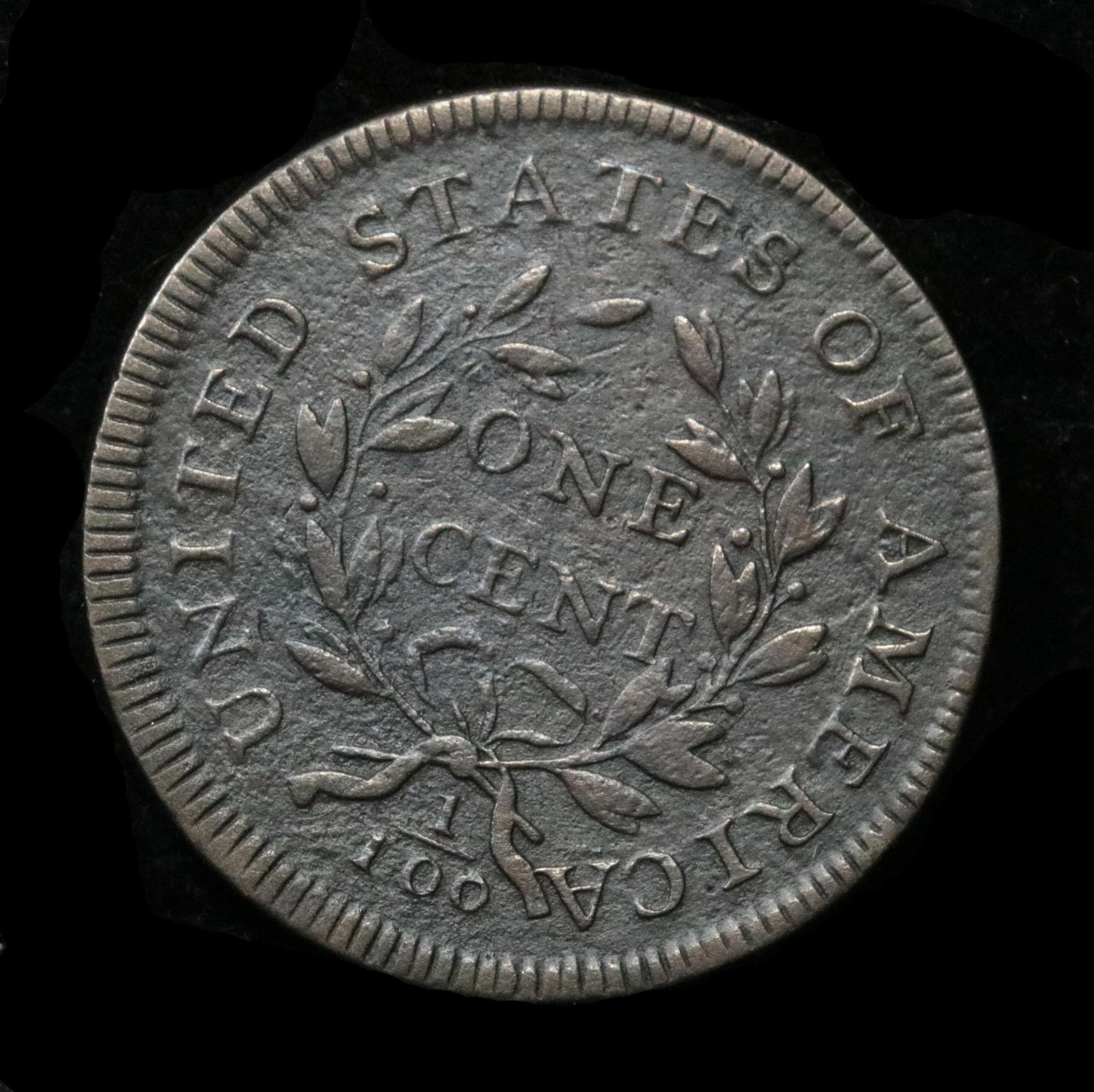 ***Auction Highlight*** 1797 Stems Rev '97 Draped Bust Large Cent 1c Graded vf+ by USCG (fc)