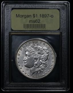 ***Auction Highlight*** Key date 1897-o Morgan Dollar $1 Graded Select Unc by USCG (fc)