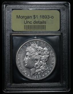 ***Auction Highlight*** 1893-o Morgan Dollar $1 Graded Unc Details by USCG.