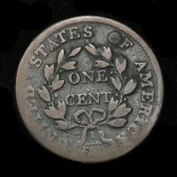 ***Auction Highlight*** 1802 no stems Draped Bust Large Cent 1c Graded vf, very fine by USCG (fc)