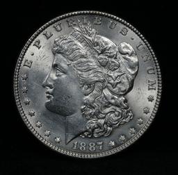 1887-p Morgan Dollar $1 Grades Unc Details