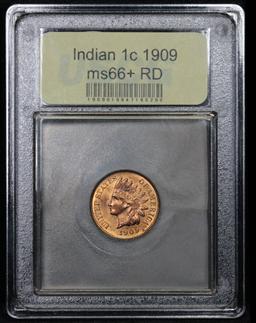 ***Auction Highlight*** 1909 Indian Cent 1c Graded GEM++ RD by USCG (fc)