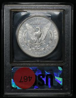 ***Auction Highlight*** Key date 1884-s Morgan Dollar $1 Graded Choice AU/BU Slider by USCG (fc)