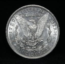 ***Auction Highlight*** 1882-o/s Vam 5 Broken Morgan Dollar $1 Graded Select+ Unc by USCG (fc)