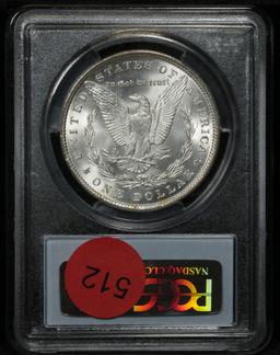 PCGS 1887-p Morgan Dollar $1 Graded ms62+ By PCGS