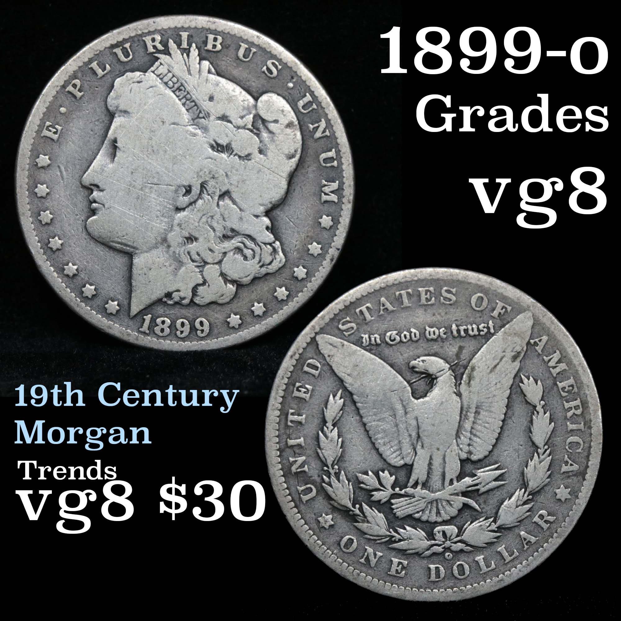 1899-o Morgan Dollar $1 Grades vg, very good