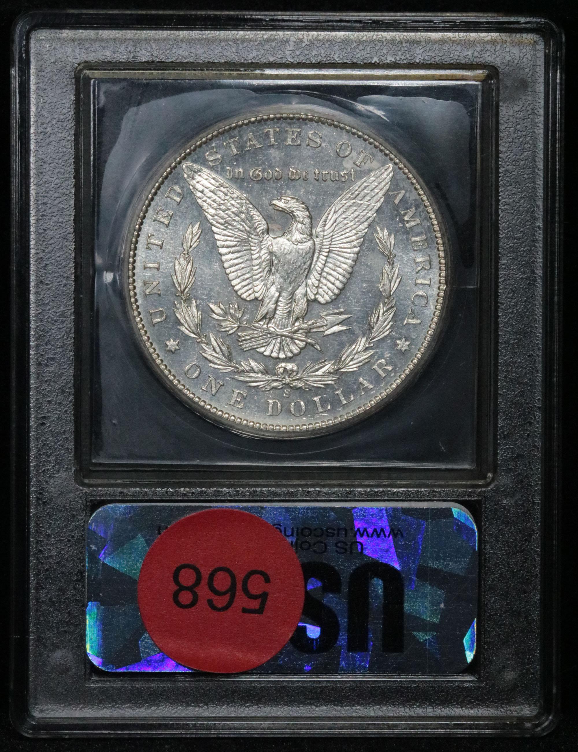 ***Auction Highlight*** 1900-s Morgan Dollar $1 Graded GEM Unc DMPL by USCG (fc)