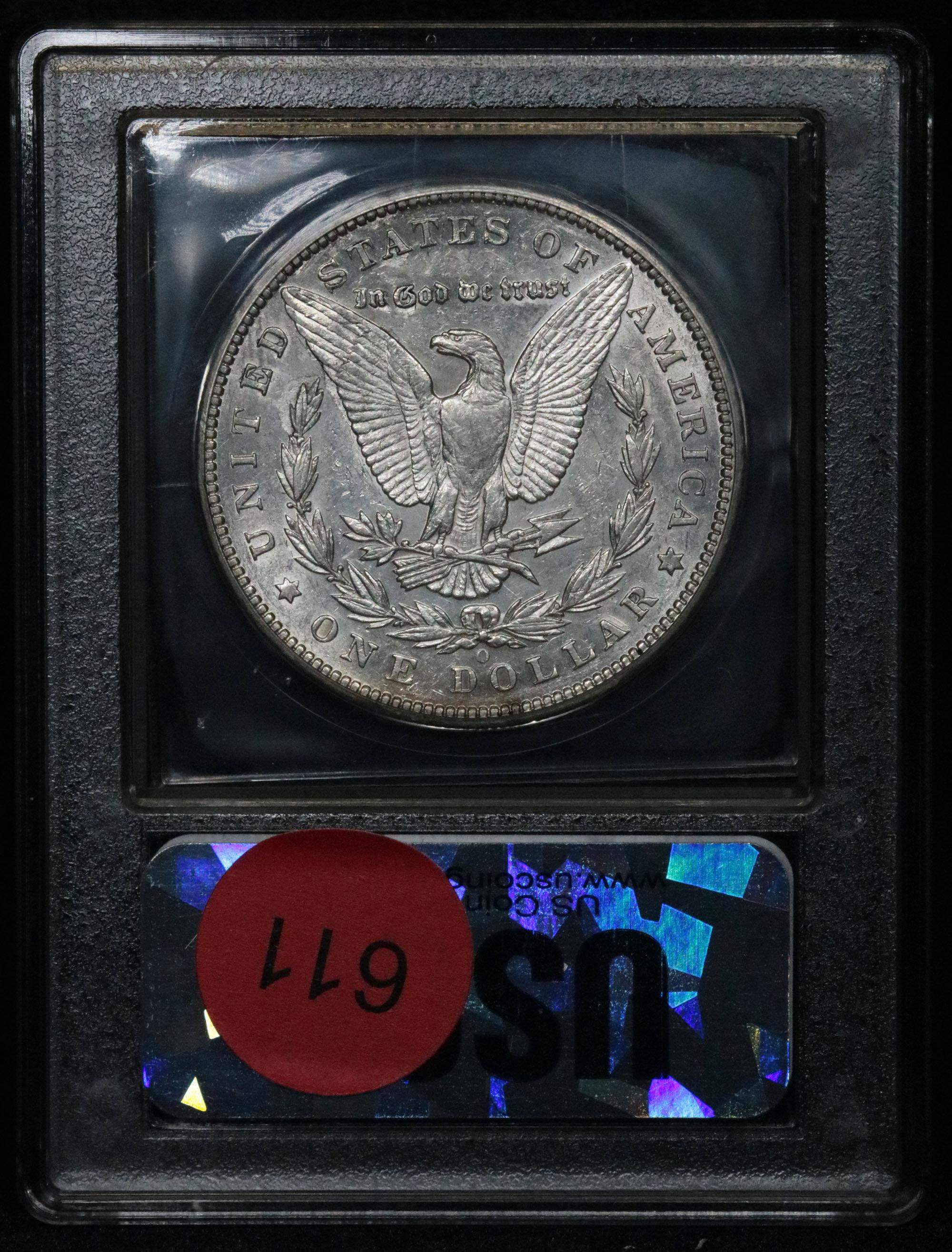 ***Auction Highlight*** Key date 1894-o Morgan Dollar $1 Graded BU+ by USCG (fc)