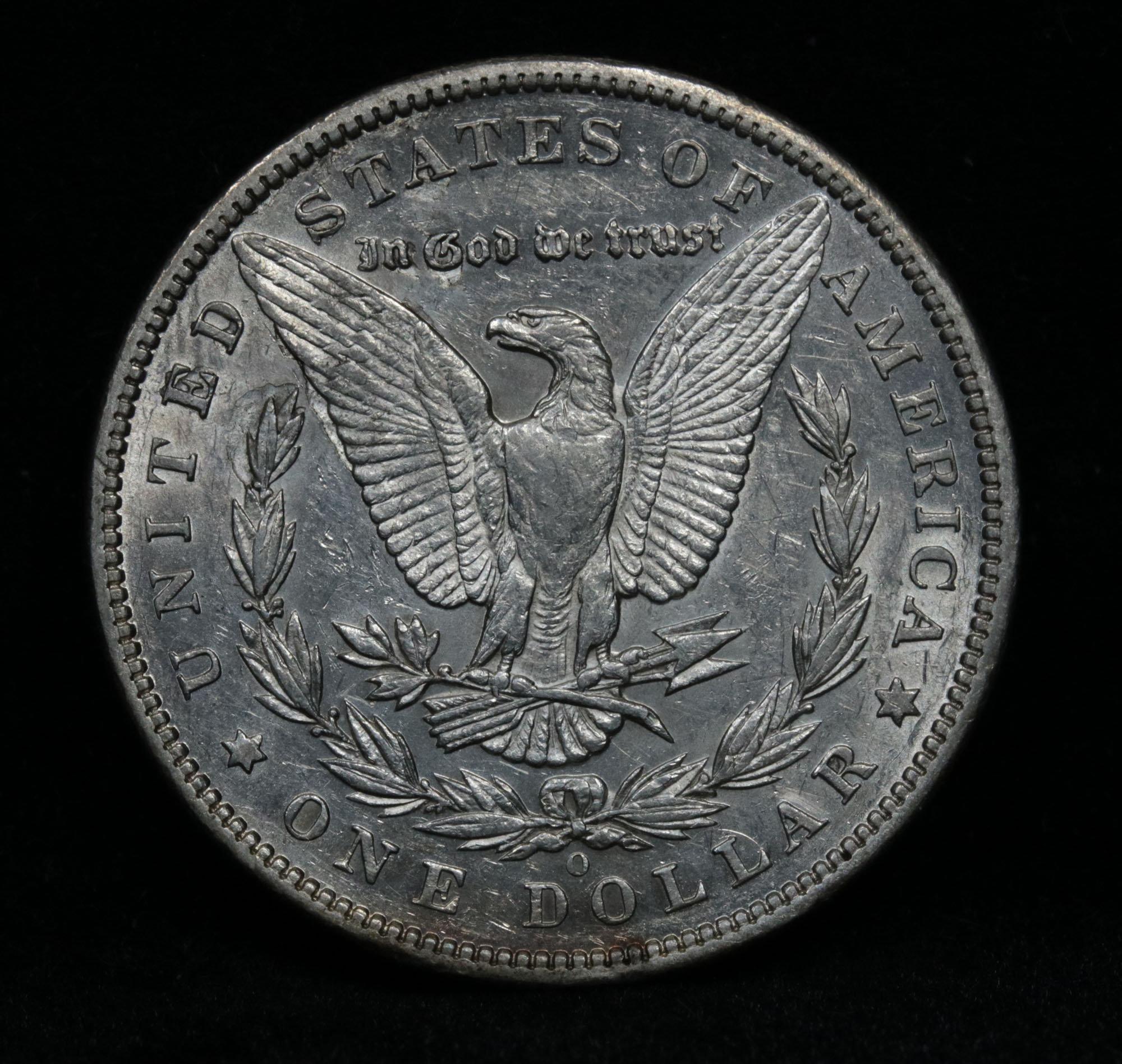 ***Auction Highlight*** Key date 1894-o Morgan Dollar $1 Graded BU+ by USCG (fc)