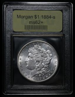 ***Auction Highlight*** Key date 1884-s Morgan Dollar $1 Graded Select Unc by USCG (fc)