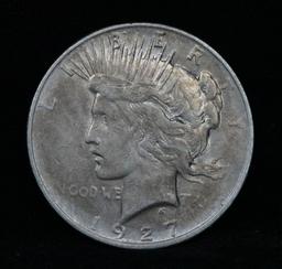 1927-d Peace Dollar $1 Grades vf++