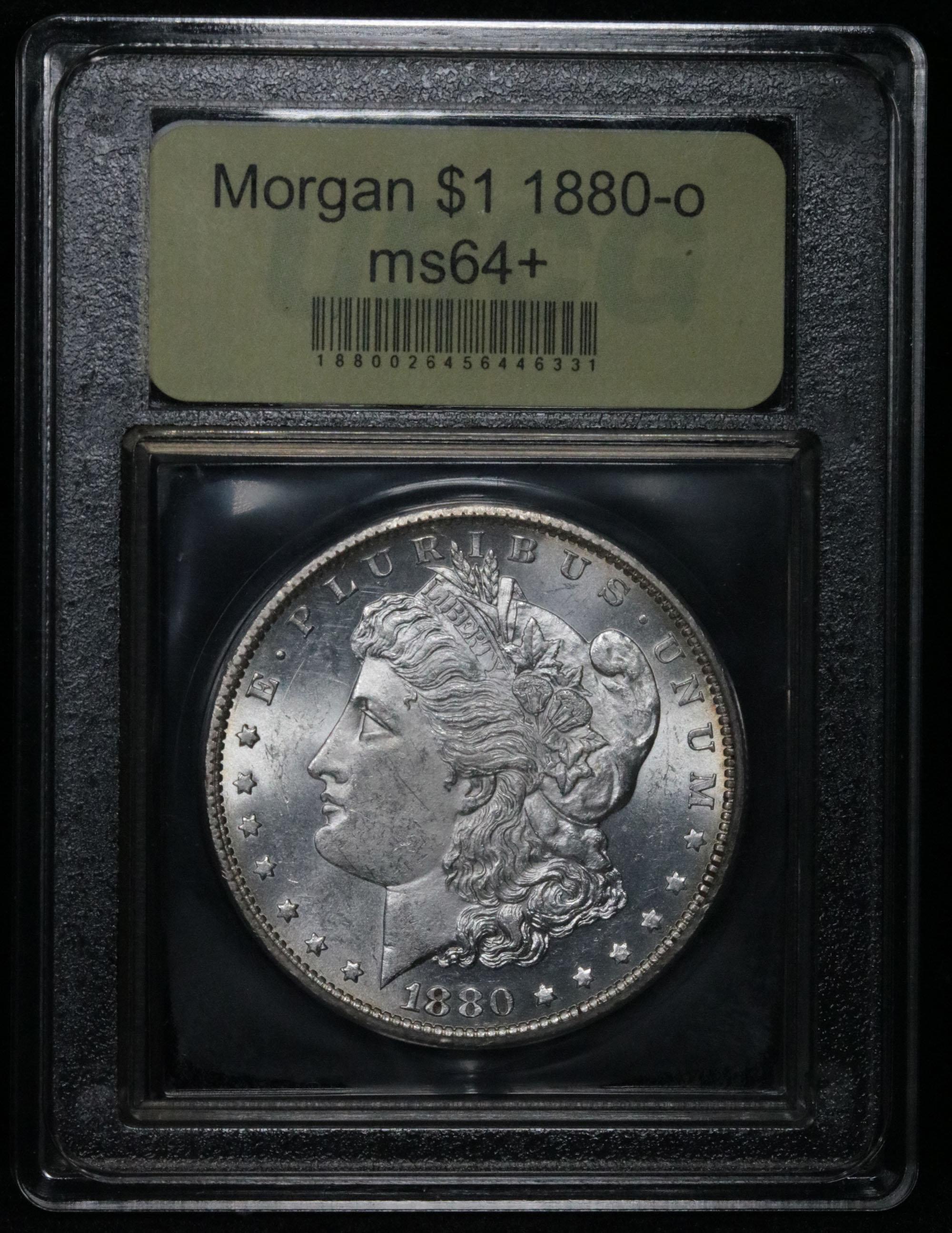 ***Auction Highlight*** 1880-o Morgan Dollar $1 Graded Choice+ Unc by USCG (fc)