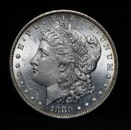 ***Auction Highlight*** 1880-o Morgan Dollar $1 Graded Choice+ Unc by USCG (fc)