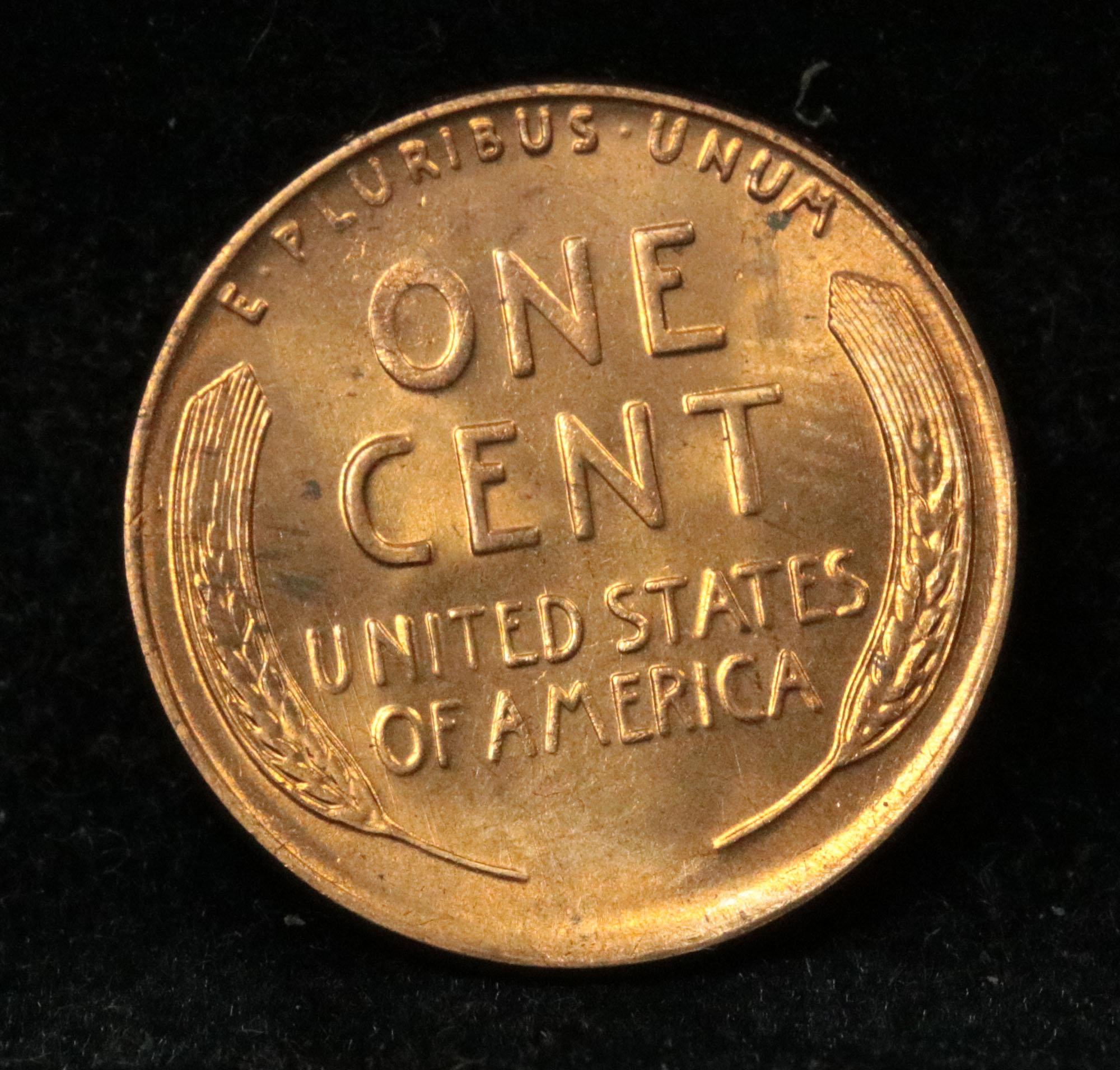 1939-s Lincoln Cent 1c Grades Gem+ Unc RD