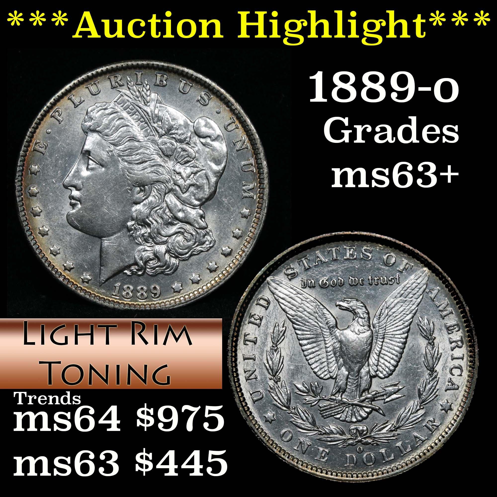 ***Auction Highlight*** 1889-o Morgan Dollar $1 Grades Select+ Unc (fc)