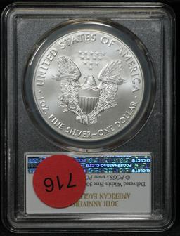 PCGS 2016 Silver Eagle Dollar $1 Graded ms70 By PCGS