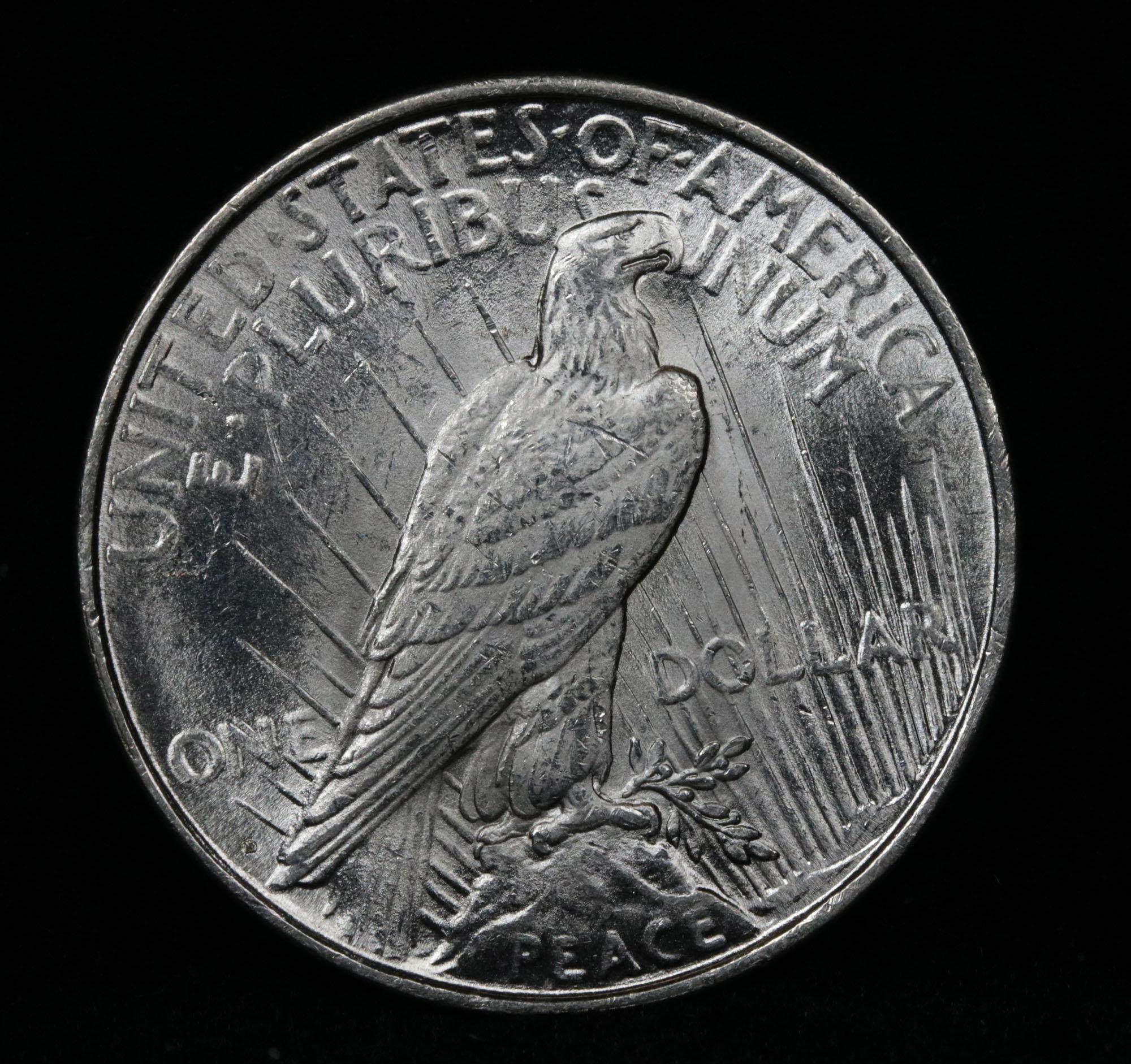 1922-d Peace Dollar $1 Grades Choice Unc