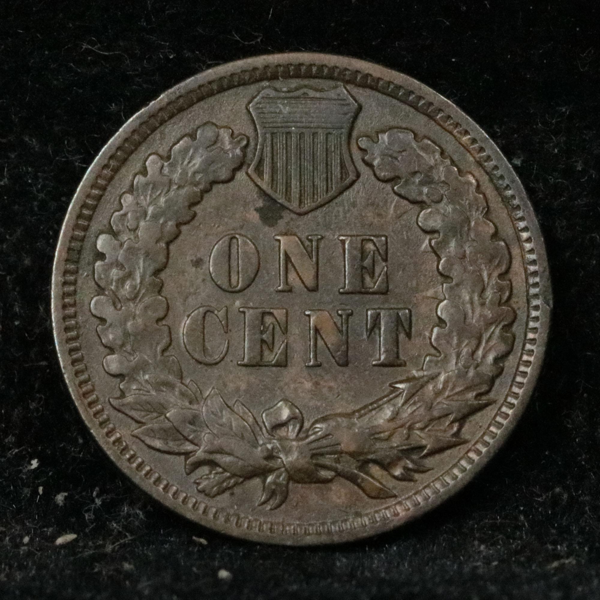 1899 Indian Cent 1c Grades Select AU