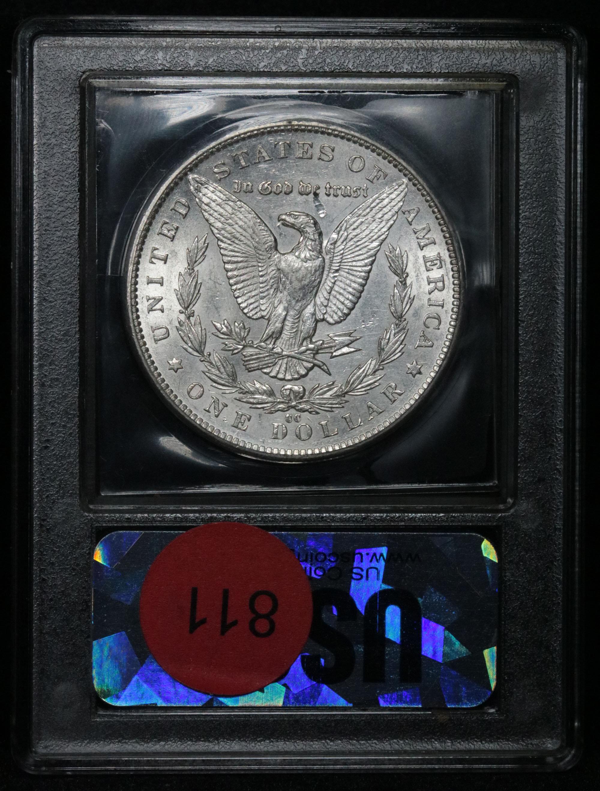 ***Auction Highlight*** Top 100 variety 1891-cc Morgan $1 Vam 3 Graded Select Unc USCG (fc)