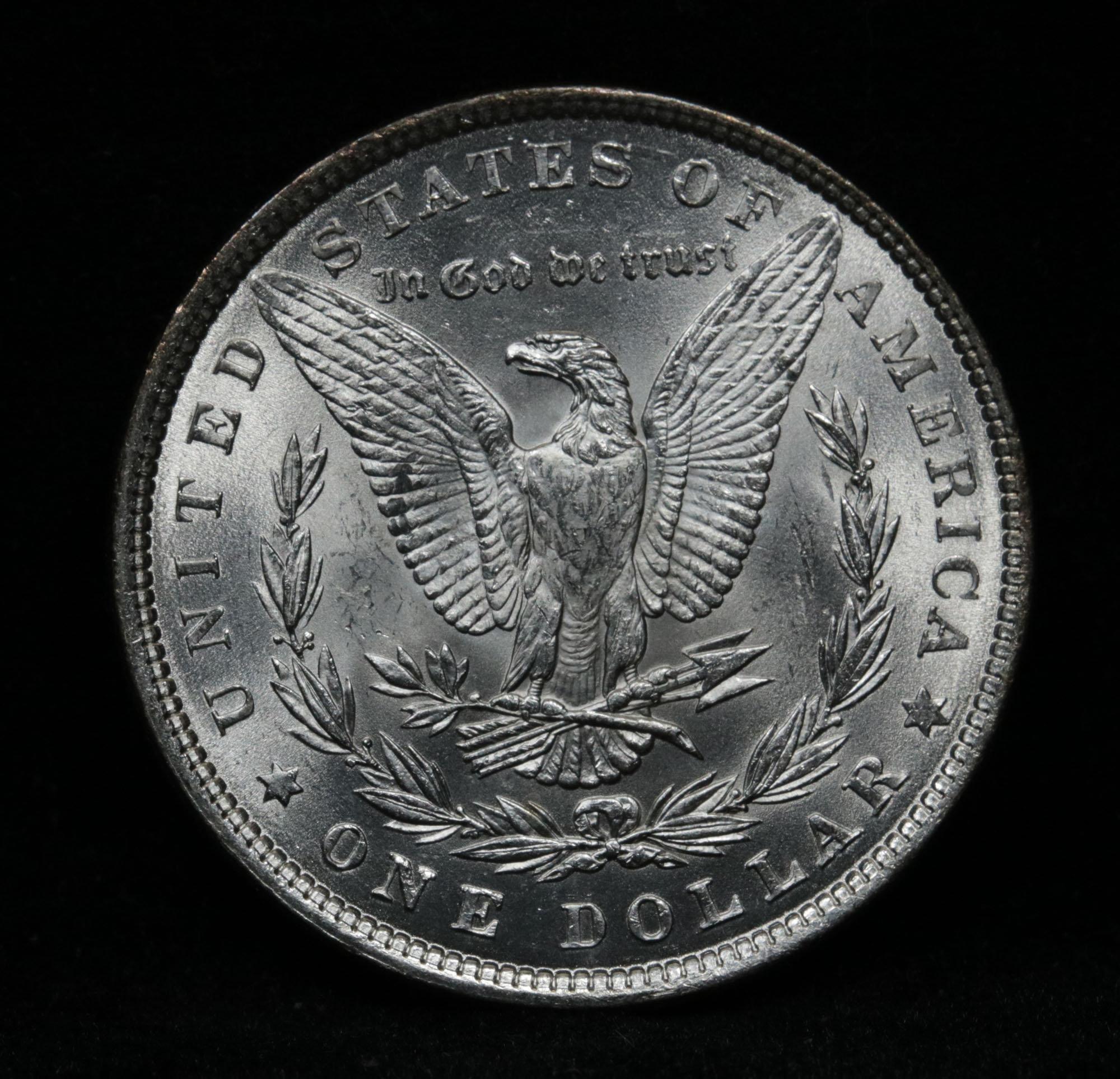 ***Auction Highlight*** 1881-p Morgan Dollar $1 Graded GEM+ Unc by USCG (fc)