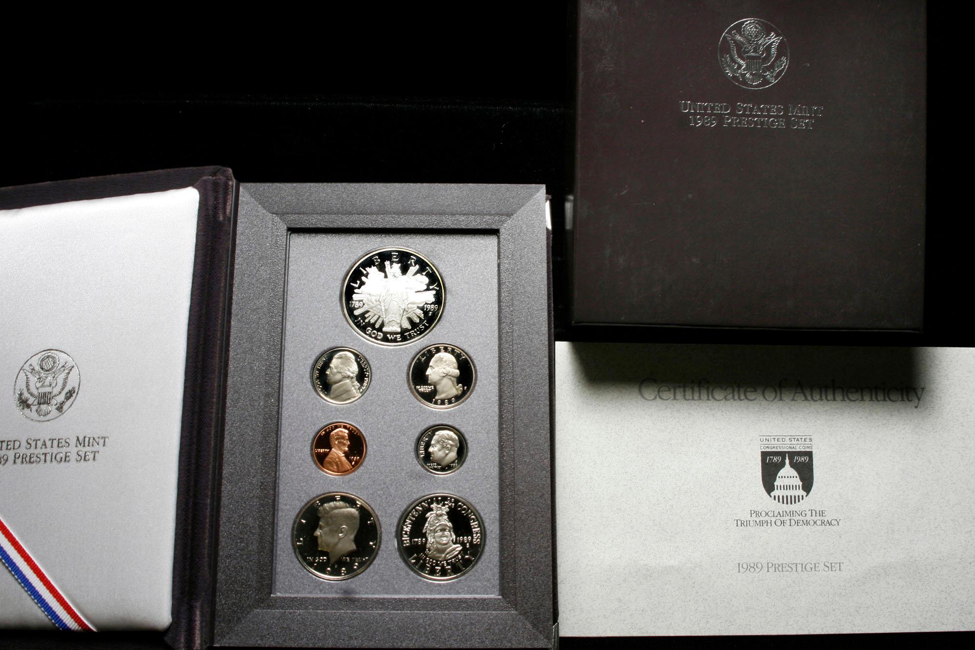 1989 United States Mint Prestige Proof Set