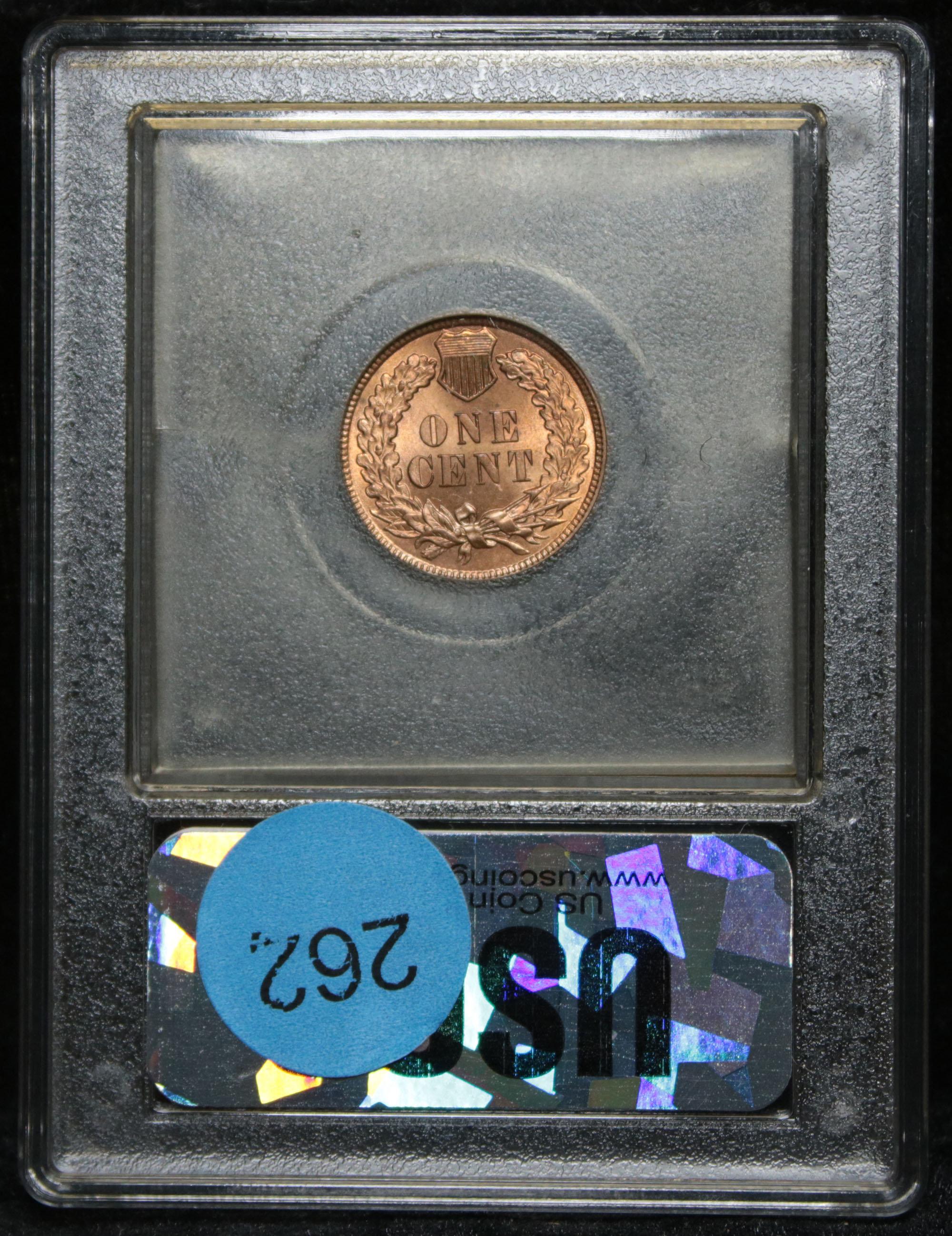 ***Auction Highlight*** 1881 Indian Cent 1c Graded GEM Unc RD by USCG (fc)