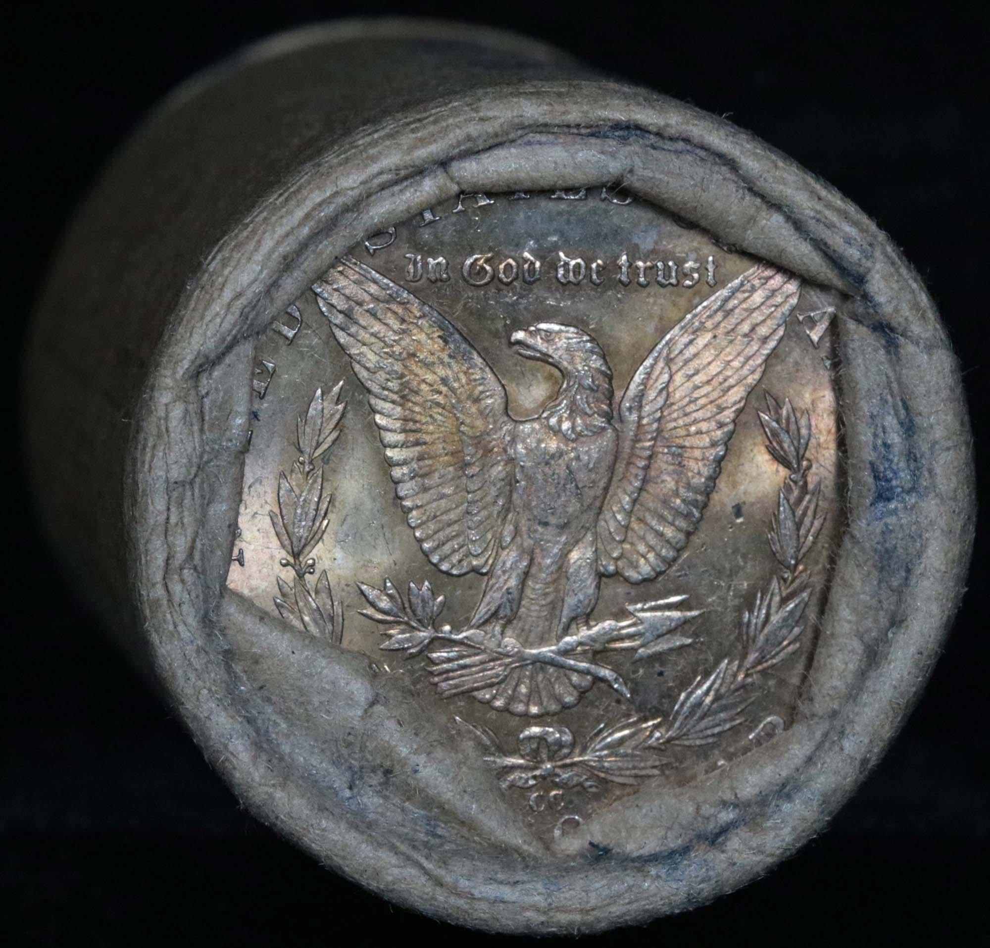 ***Auction Highlight*** Unc Shotgun roll Morgan dollars 1889 & 'cc' mint ends (fc)