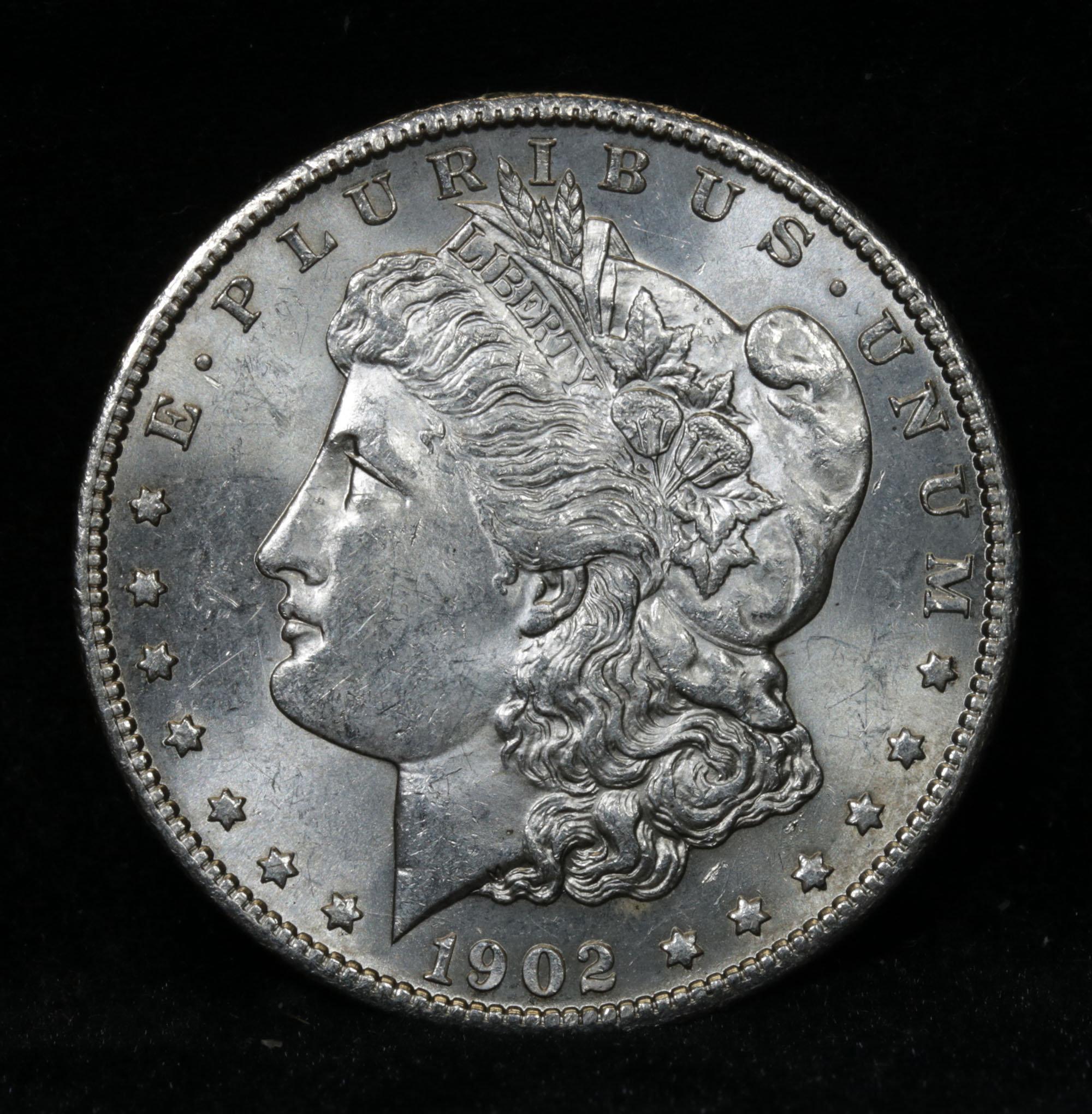 1902-s Morgan Dollar $1 Graded Select+ Unc by USCG