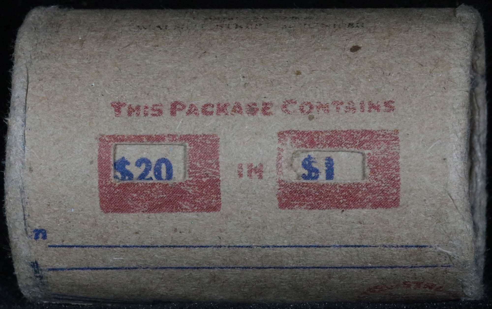 ***Auction Highlight*** Solid date Morgan $1 roll 1901-s, better than avg circ (fc)