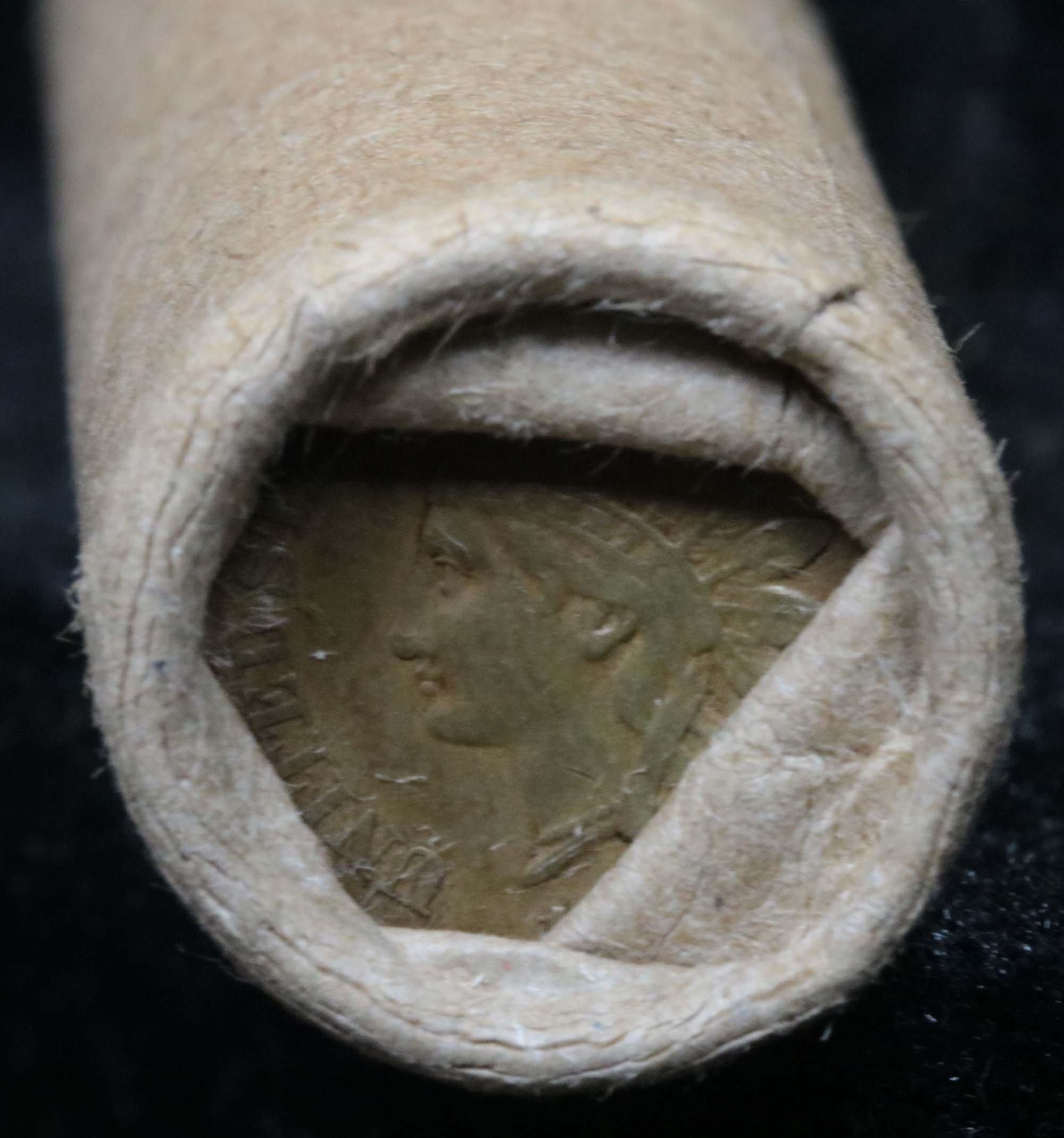 ***Auction Highlight*** 1859 solid date roll Indian Cent 1c circulated (fc)