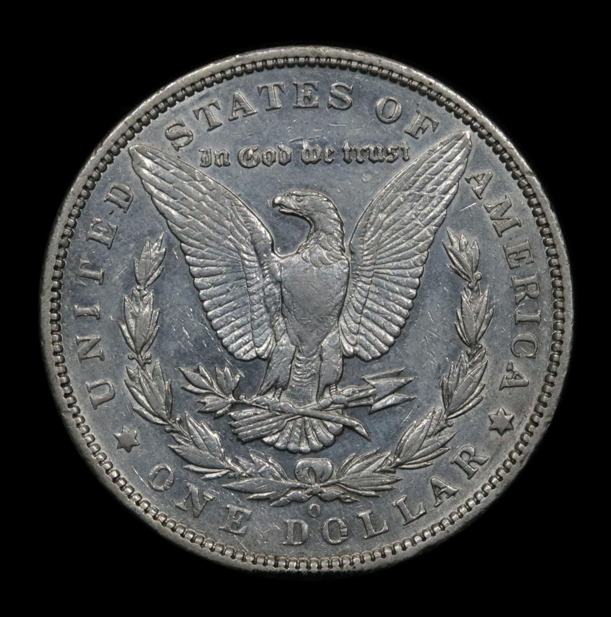 ***Auction Highlight*** Key date 1894-o Morgan Dollar $1 Graded Choice AU/BU Slider PL by USCG (fc)