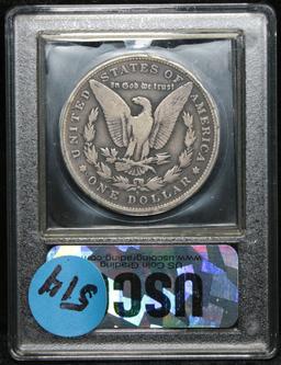 ***Auction Highlight*** Key date 1895-s Morgan Dollar $1 Graded vf, very fine by USCG (fc)