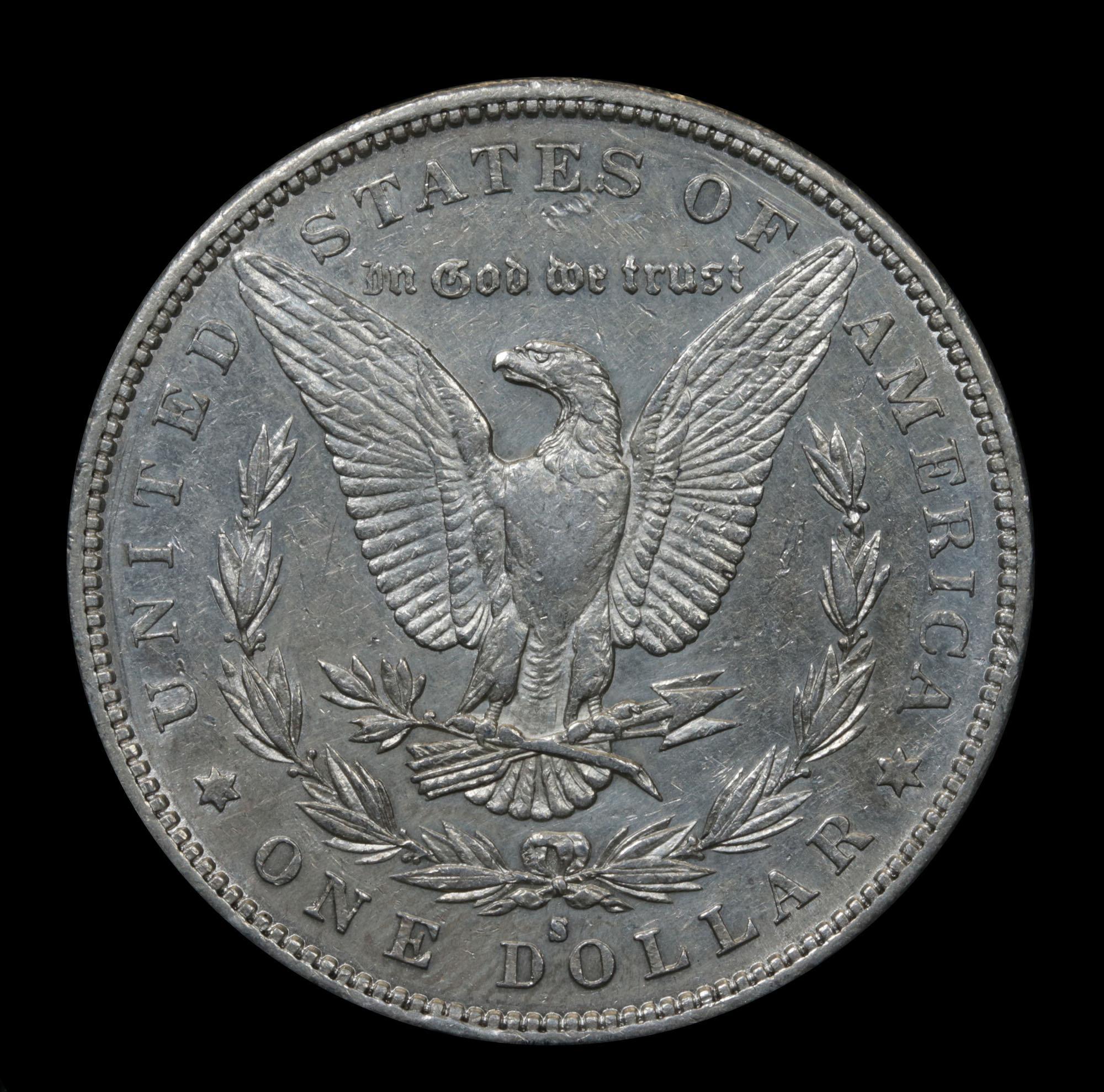 ***Auction Highlight*** Key date 1884-s Morgan Dollar $1 Graded Choice AU by USCG (fc)