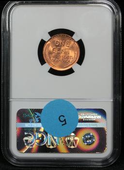 NGC 1958-p Lincoln Cent 1c Graded ms66 RD By NGC