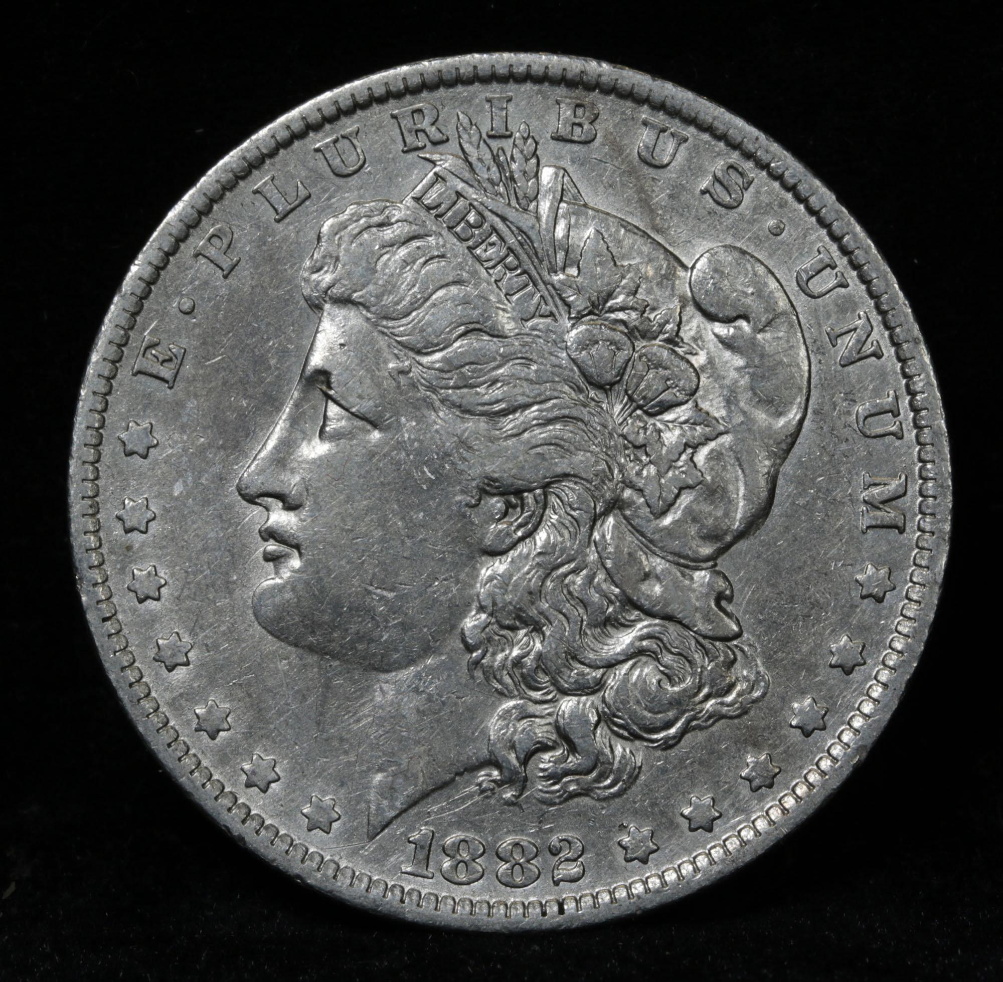 1882-o/s Morgan Dollar $1 Grades Choice AU/BU Slider